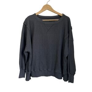 American Eagle Seriously Lived In Waffle Knit Relaxed Cozy Sweater Sz XS